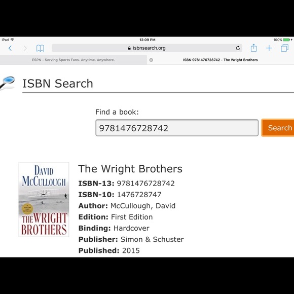 1st Edition David McCullough  The Wright Brothers Hardcover Book - Picture 3 of 12